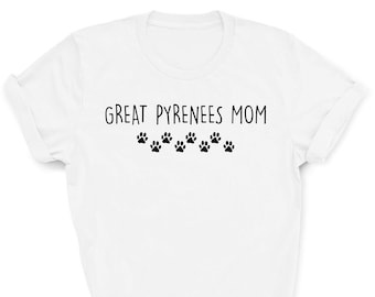 Camisa gran pirineo, Mamá gran pirineo, Camisa mamá gran pirineo, Regalos gran pirineo, Regalo mamá gran pirineo, Perro gran pirineo, 2