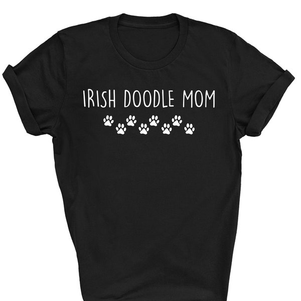 Irish doodle tshirt, Irish doodle mom, Irish doodle mom shirt, Irish doodle gifts, Irish doodle mom gifts, Irish doodle mum, 2326
