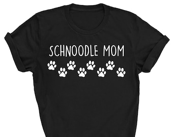 Schnoodle Mom T-Shirt, Schnoodle Mom shirt, Schnoodle t shirts, Schnoodle gifts, Schnoodle dog, Schnoodle mom 1977