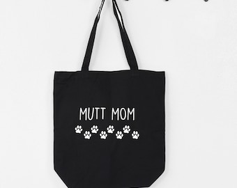 Mutt tote bag, Mutt mom, Mutt mum, Mutt gifts, Mutt  mom tote, Mutt dog, Shopping bag, Tote bag, 2165