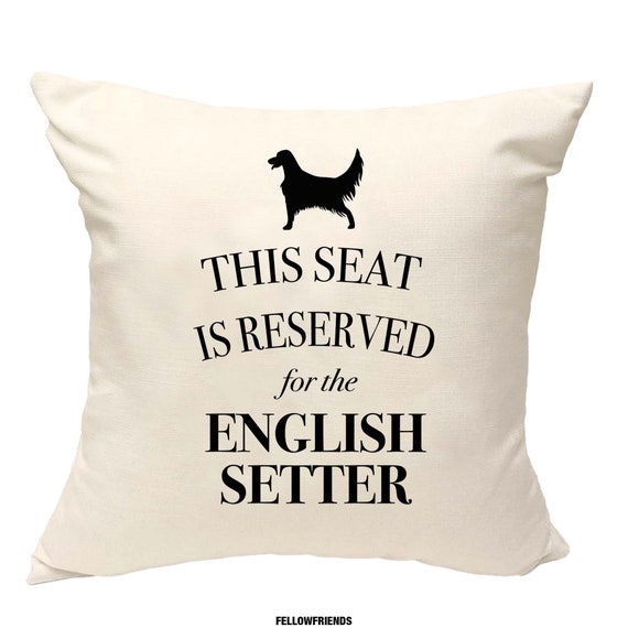 english setter pillow