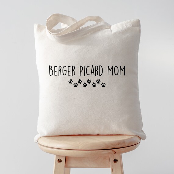 Berger Picard Tote Bag Berger Picard Mom Berger Picard Mum Berger Picard Gifts Berger Picard Tote Tote Bag Shopping Bag 2460 Etsy UK