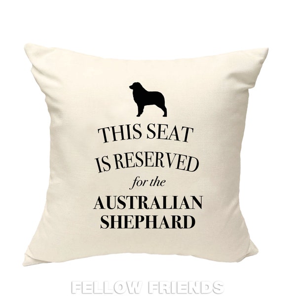 Oreiller berger australien, oreiller chien, coussin berger, cadeau pour les amoureux des chiens, couverture imprimé toile de coton, cadeau amoureux des chiens 40x40 50x50 237