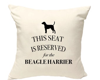 Beagle harrier cushion, dog pillow, beagle harrier pillow, gifts for dog lovers, cover cotton canvas print, dog lover gift 40x40 50x50 252