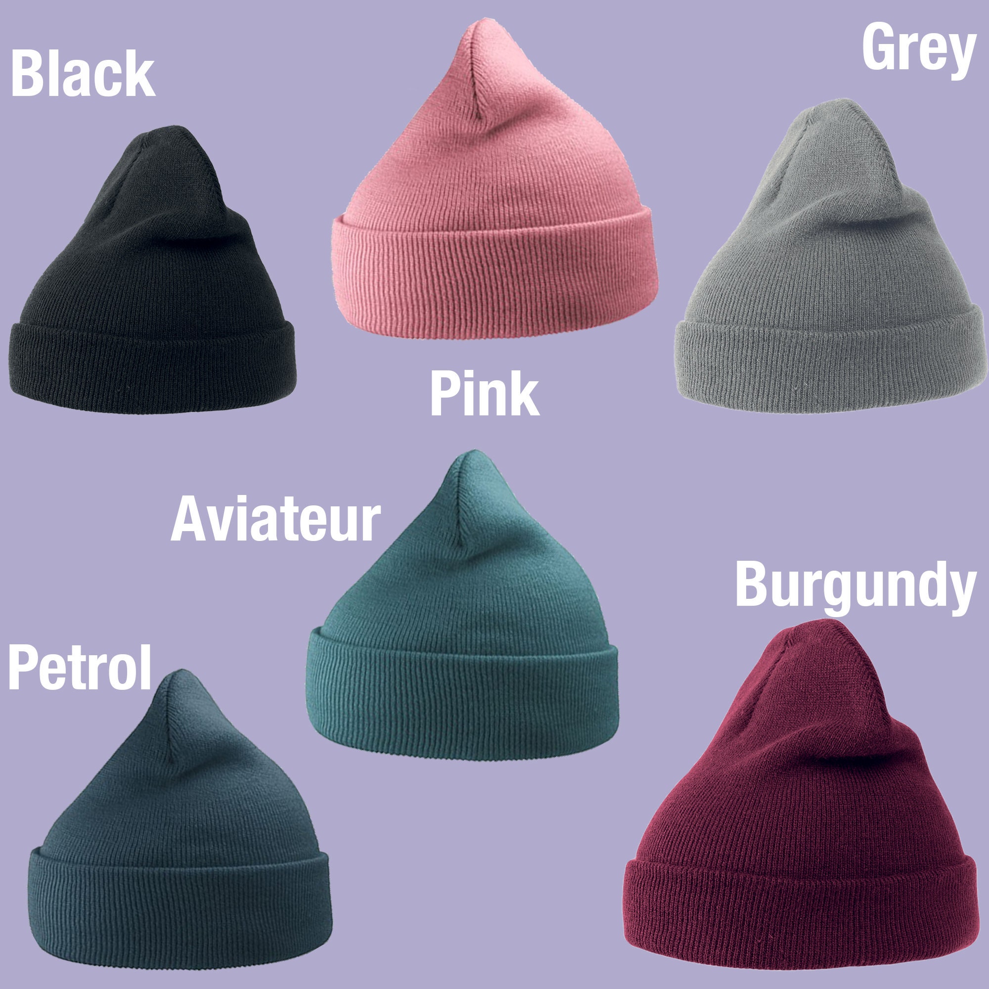 Ensemble Bonnet Et écharpe Brodés Pour Promeneur De Chiens