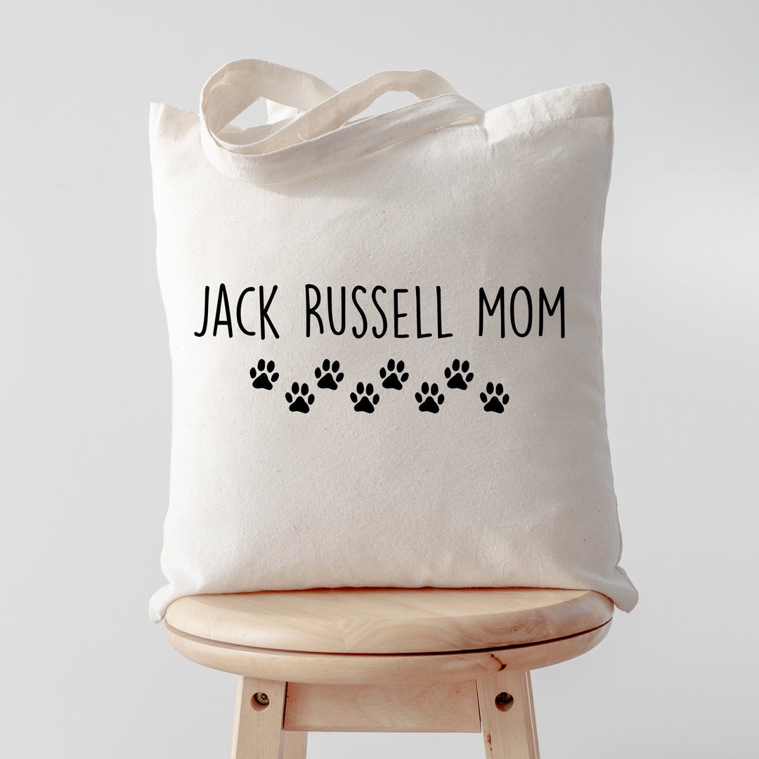 Jack Russell Tote Bag, Jack Russell Mom, Jack Russell Mum, Jack Russell