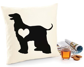 Coussin de chien afghan, oreiller pour chien, oreiller de chien afghan, couverture imprimé toile de coton, cadeau amoureux des chiens pour elle 40 x 40 50 x 50 183