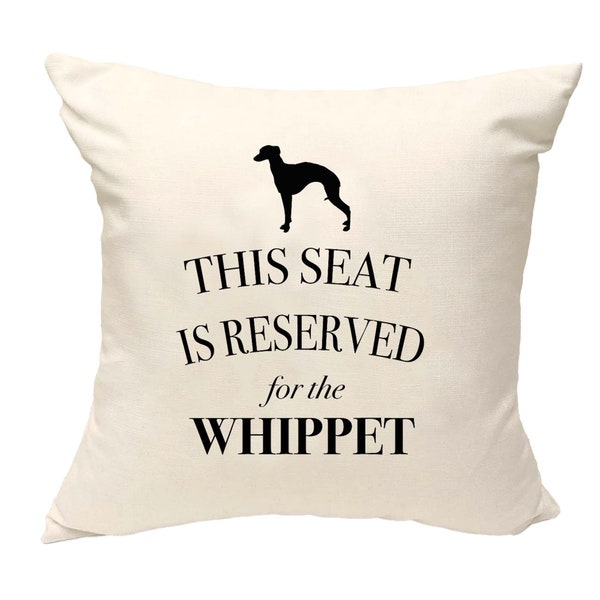 Coussin Whippet, oreiller chien, oreiller whippet, couverture imprimé toile de coton, cadeau amoureux des chiens pour elle 40x40 50x50 152