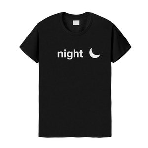 Day & Night Camisa Top Matching Pareja Camiseta Hombres Mujeres