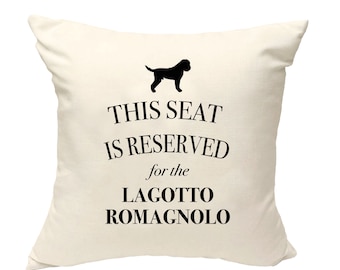 Lagotto romagnolo Kissen, Hundekissen, Lagotto romagnolo Kissen, Geschenke für Hundeliebhaber, Bezug Baumwolle Leinwanddruck, Hund Geschenk 40x40 50x50 362