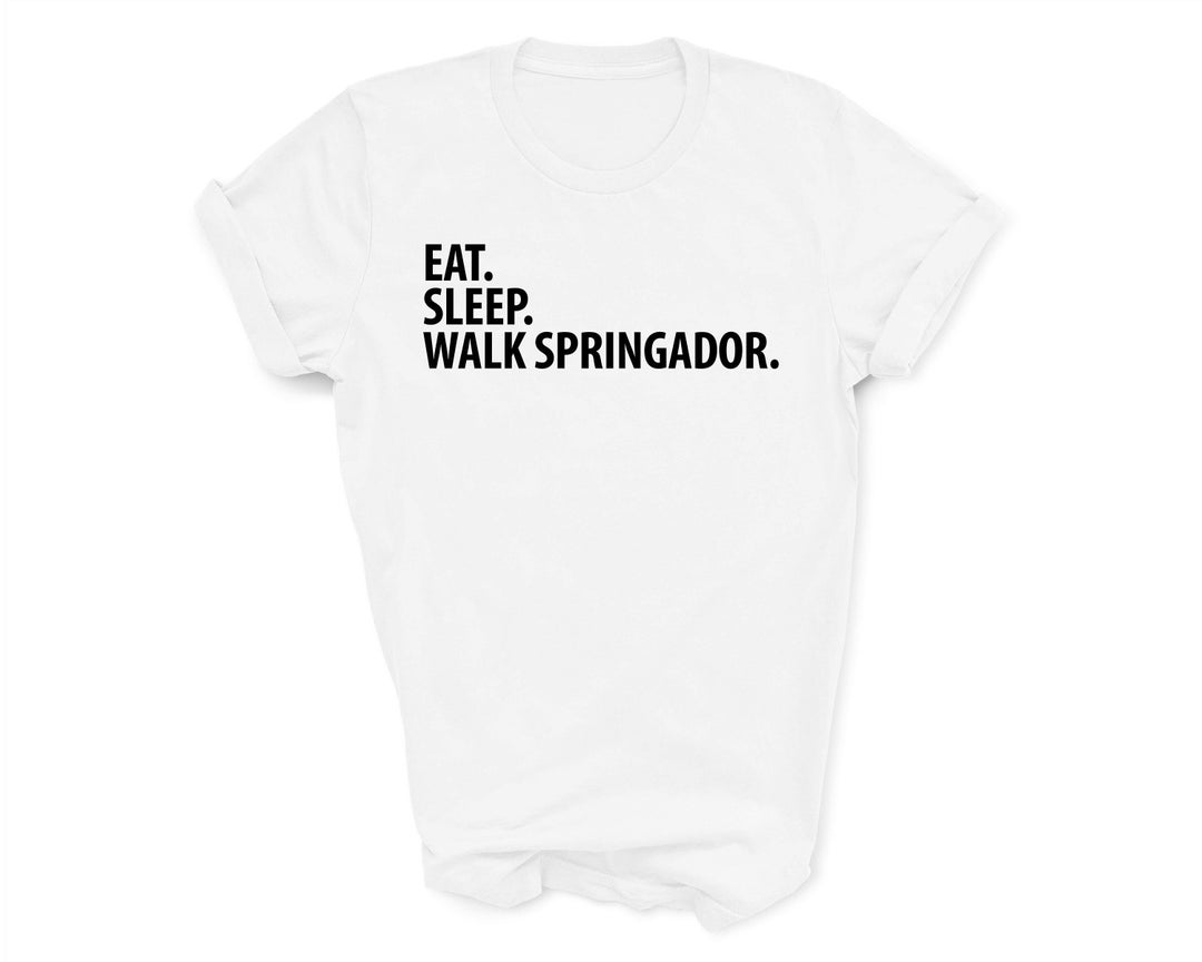 Springador Shirt, Eat Sleep Walk Springador, Springador Gift ...