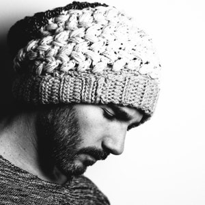 Crochet Hat Pattern Slouchy Beanie Greystoke Hat PDF pattern VIDEO Tutorial image 5