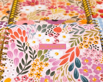 Undated Yearly Floral Planners