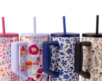 40 oz Floral Insulated Tumblers
