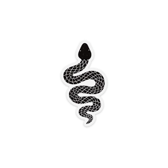 snake シール Clear Snake Sticker, 1.75×3.25in. - Etsy