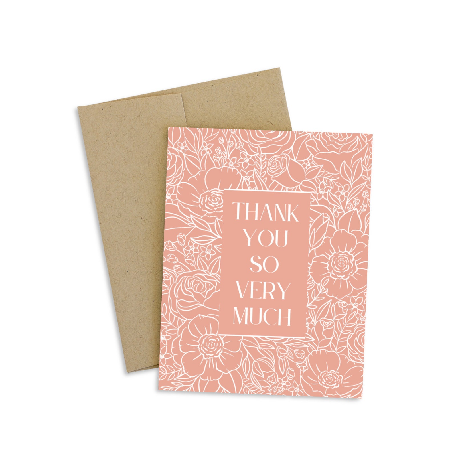 Buy Thank You so Very Much Greeting Card Online in India - Etsy