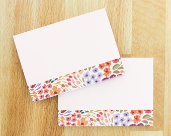 Notas adhesivas Countryside Blooms, paquete de 2, 4 x 3 pulgadas.