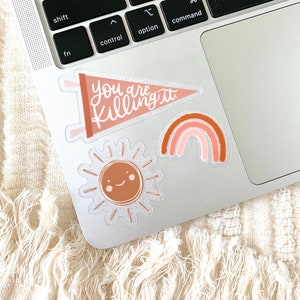 Clear Mini Sun Sticker, 1.5x1.5in. - Etsy