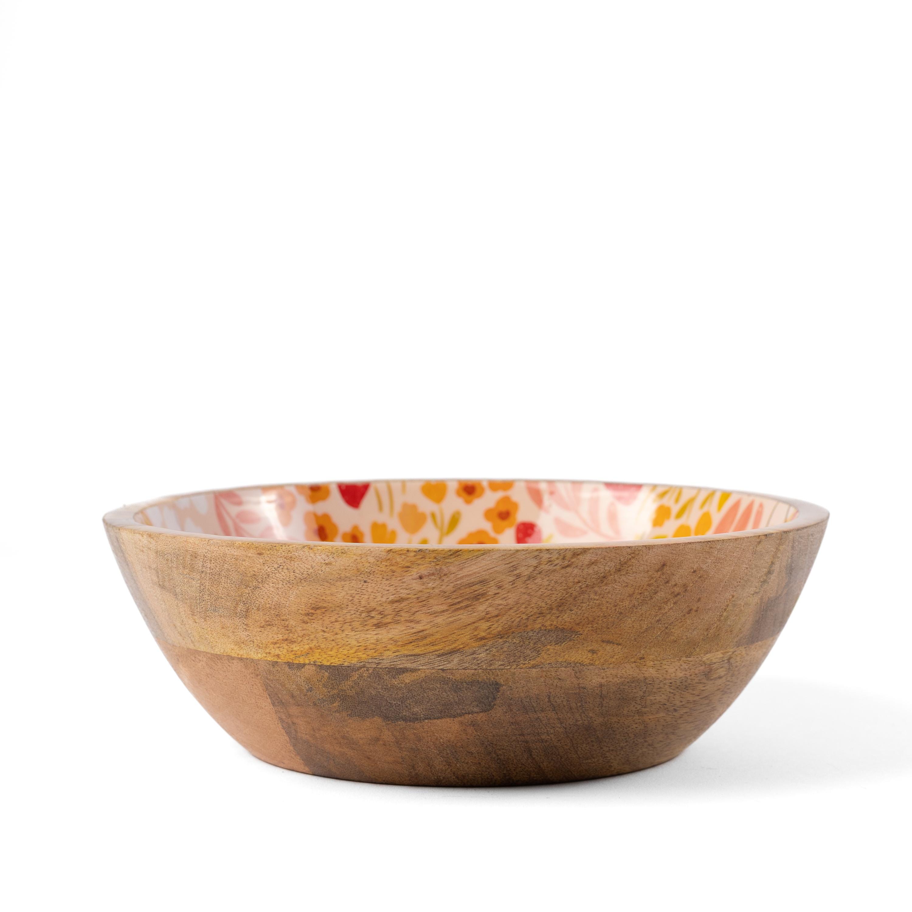 Strawberry Patch Mango Wood Bowl - Etsy