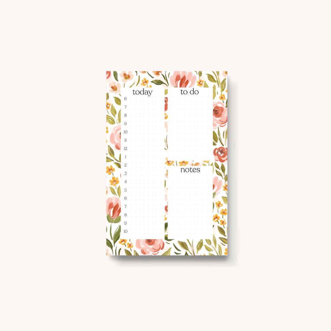Spring Notebook Planner Spring Garden Daily Planner Notepad, 8.5x5.5 In. - Etsy