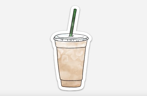 Latte Sticker Latte Sticker