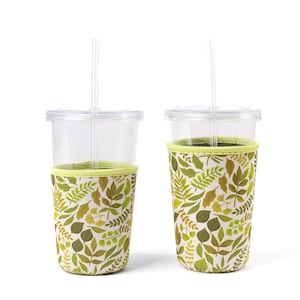 Forest Boden Getränkehülle, Eiskaffee Hülle, Getränkehülle, trendiges Geschenk, eisgekühlte Getränkekühler, Thermo-Getränkehülle