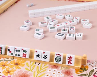Floral Mahjong Mat