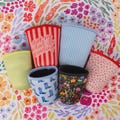 Floral Drink Sleeve, Iced Coffee Sleeve, Drink Cover, Trendy Gift, Iced Drink Cooler, Insulated Drink Sleeve