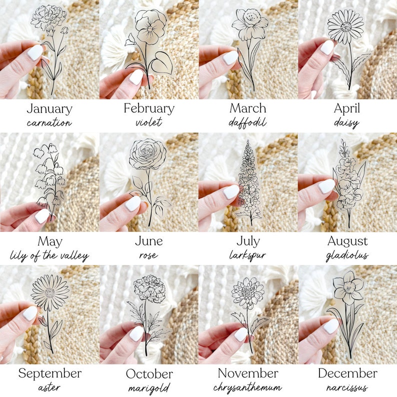 August Birth Month Flower: Gladiolus Sticker,1.5x3.5in. image 6