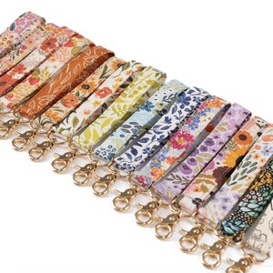 Floral Wristlet Keychains