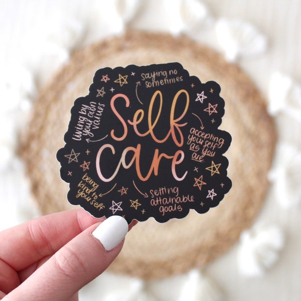 Self Care Sticker, 2.75x2.75in.