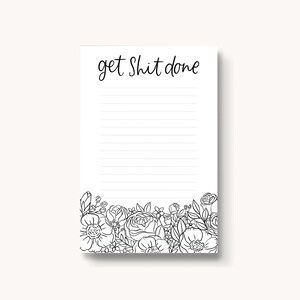 Get Shit Done Extra Große Post-It 10 x 15 cm.