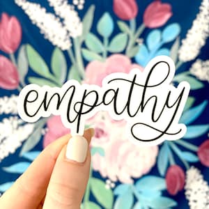 Empathy Sticker, 3.5x2 in.