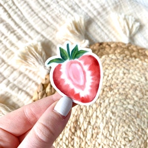 Strawberry Sticker, 2x2 in.