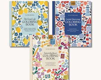 Summer Coloring Book Bundle
