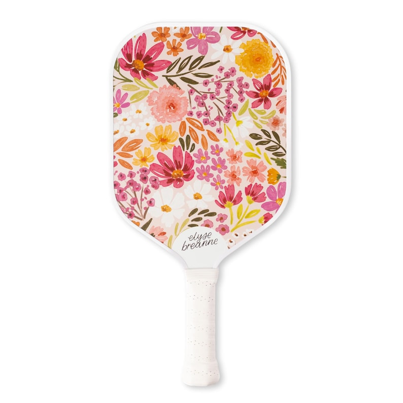 Floral Pickleball Paddle Primrose Petals