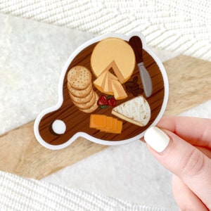 Cheese Board Sticker, 3x2.25in.