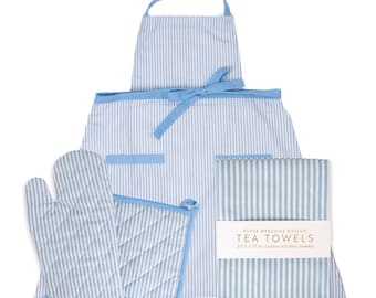 Blue Stripes Kitchen Set
