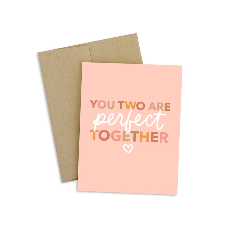 You Two Are Perfect Together Greeting Card image 1
