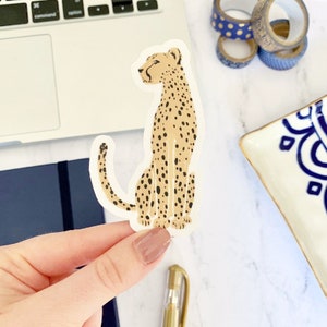 Cheetah Sticker, 3.5x2in.