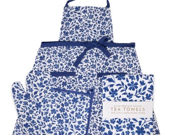 Porcelain Floral Kitchen Set
