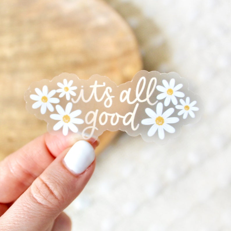 It's All Good Sticker, 3x1.25in. image 1