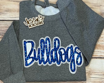 Bulldogs Sweatshirt, Bulldogs Mascot, Bulldogs