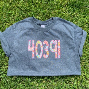 Zip Code T-shirt-zip Code Tee-hometown T-shirt-hometown Tee-city Shirt ...