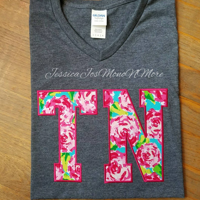 State Shirt State Abbreviationtennessee Shirttn Shirtky Etsy