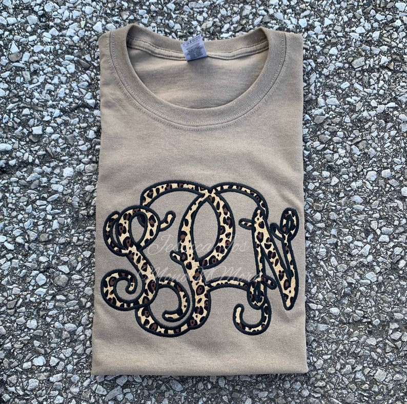 Monogram Shirtmonogrammed Shirtmonogrammed Short Sleeve Etsy