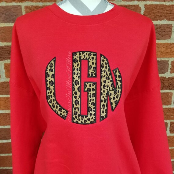 etsy monogram sweatshirt
