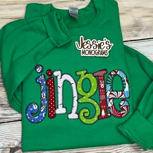 Jingle T-shirt, Christmas Shirt, Jingle Shirt, Christmas Party, Christmas, Jingle Bells
