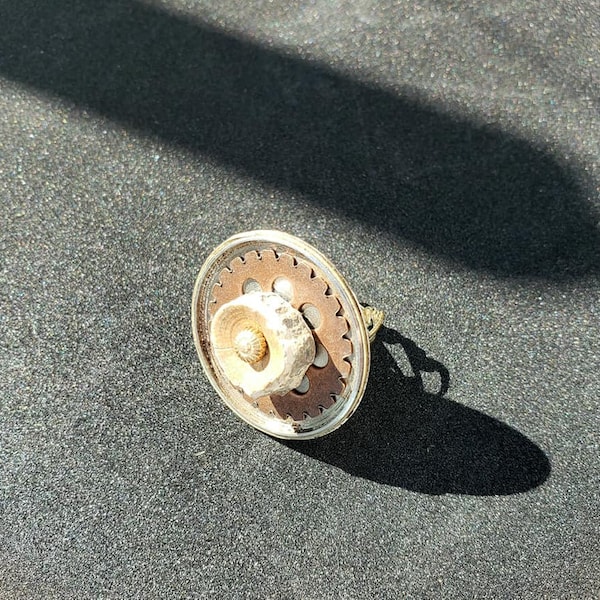 Petrified Wood Ring - Etsy