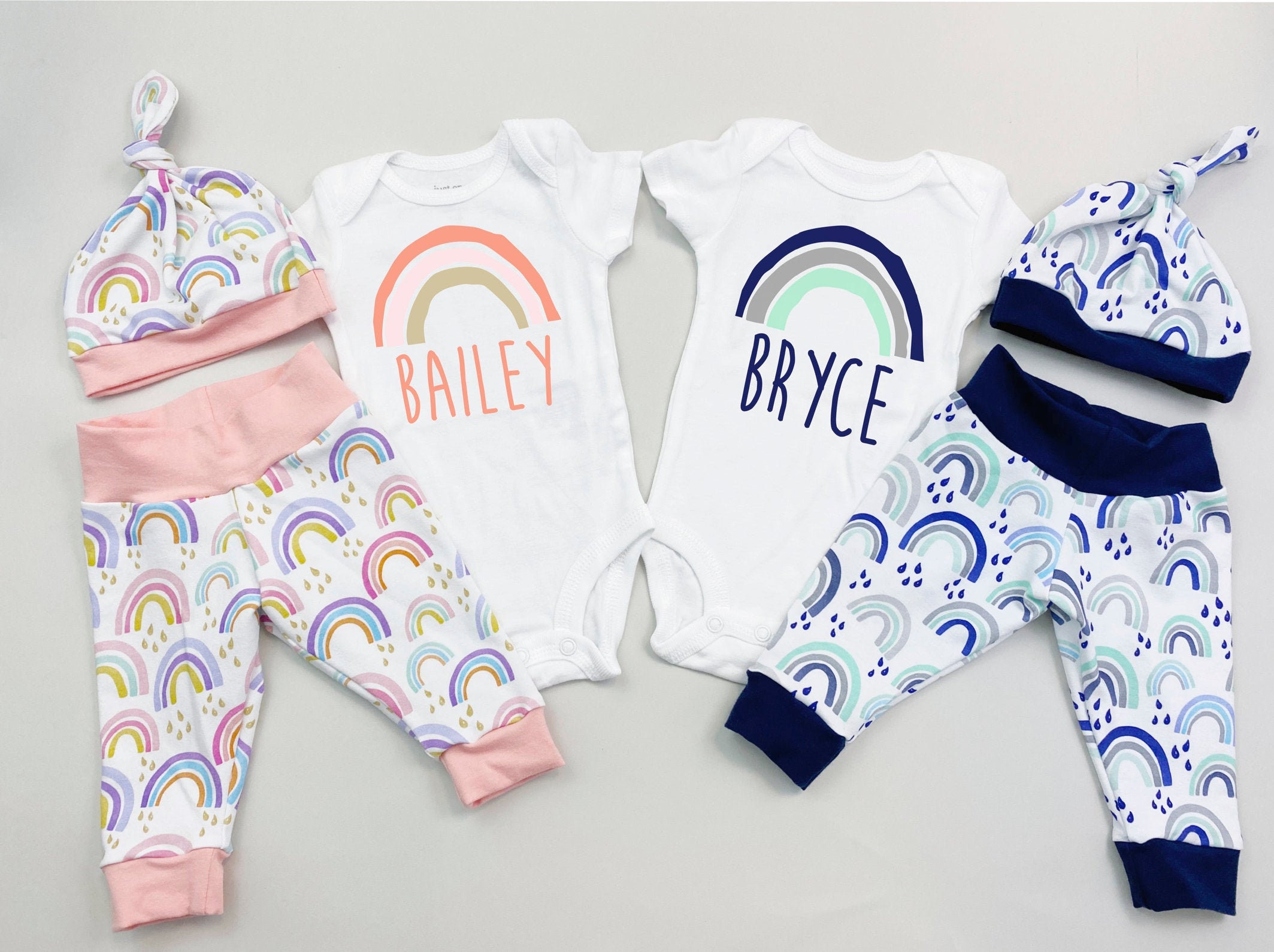 boy girl twin coming home outfits